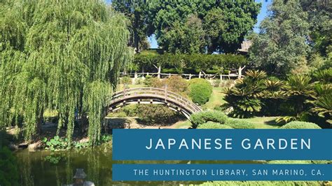 The Huntington Library Japanese Garden Hd Youtube