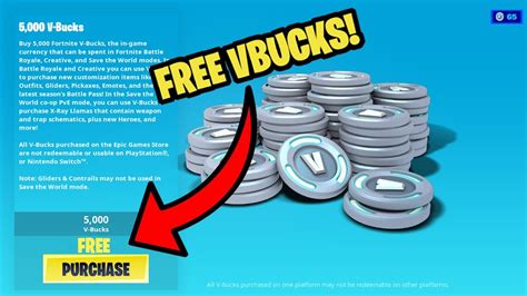 How To Redeem 5000 V Bucks For Free In Fortnite Vbucks Glitch Youtube