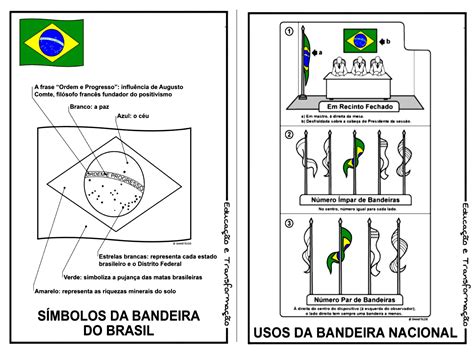 Dia Da Bandeira Do Brasil Livrinho Para Colorir A Bandeira Do Brasil Atividades Escolares