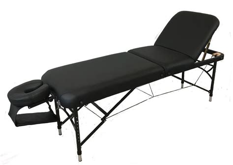 Table De Massage Aluminium Noire