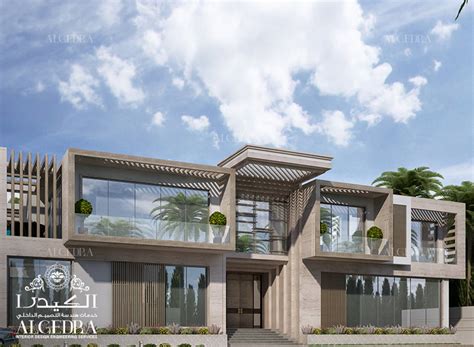 Exterior Design Of Modern Villa In Dubai Homify