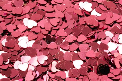 Pink Heart Confetti Stock Photo Image Of Hearts Scrapbooking 8576158