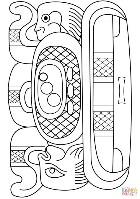 Arts Culture Mayan Art Coloring Pages Motherhood