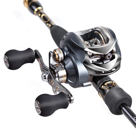 Baitcaster Rod Reel Combo 21m Carbon Fishing Rod And Reel
