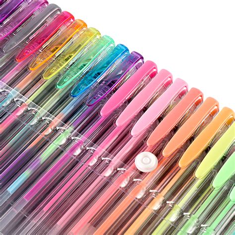 240 Gel Pens Coloring Set Pen Colors Adult Glitter Colored Unique