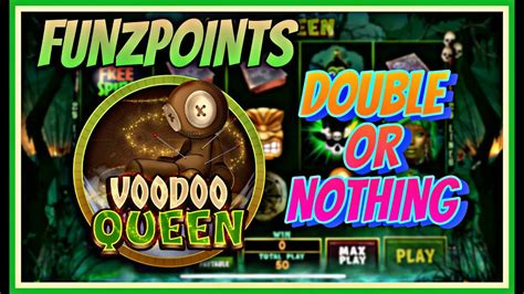 Double Or Nothing Funzpoints Voodoo Queen Online Slots Win Real Money Youtube