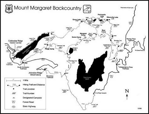 Mount Margret Backcountry Trail Maps Vacation Locations Ford