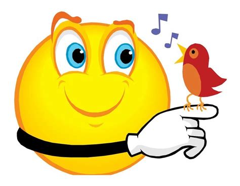Note Musical Bird Funny Girl Meme Smiley Smiley Emoticon