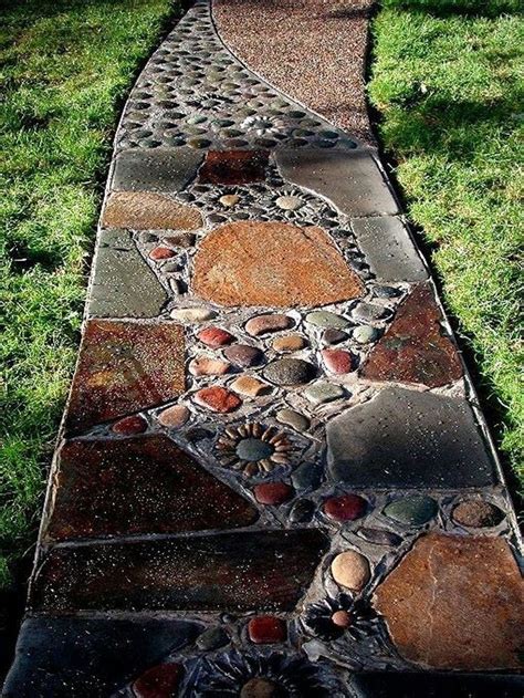 42 Amazing Diy Garden Path And Walkways Ideas Mosaic Garden Garden