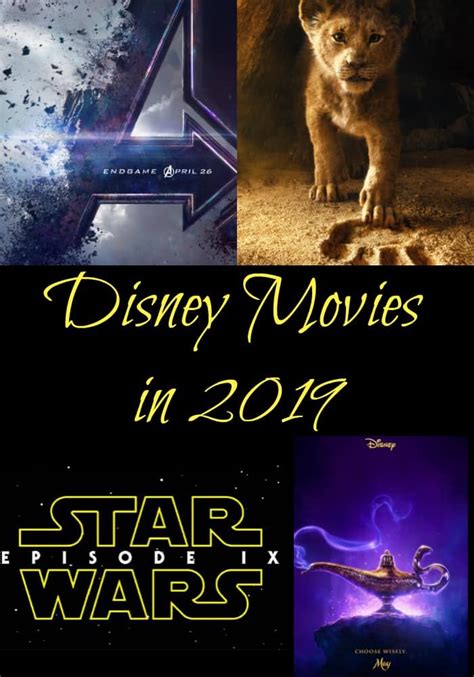 full list of disney movies in 2019 4 hats and frugal