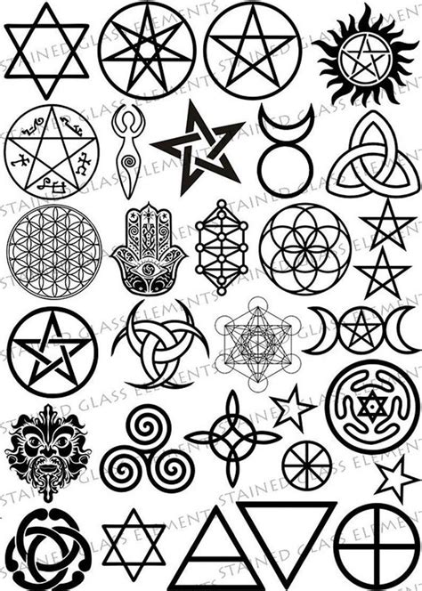 Pin On Minimalistisches Tattoo Wiccan Symbols Wiccan Tattoos Wicca