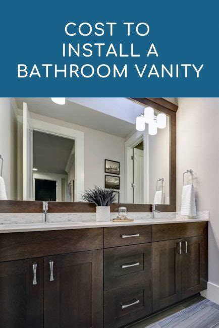 See the price to convert a single to a doub. Cost to Install Bathroom Vanity - 2020 Price Guide - Inch ...