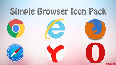 Simple Browser Icon Pack By Leechmen On Deviantart