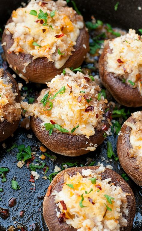 Crab Stuffed Mushrooms Recipe Peas And Crayons Blog