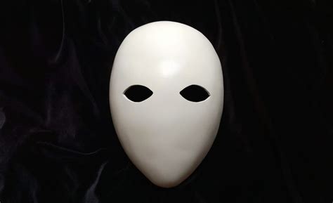 Blank Featureless Mask Etsy