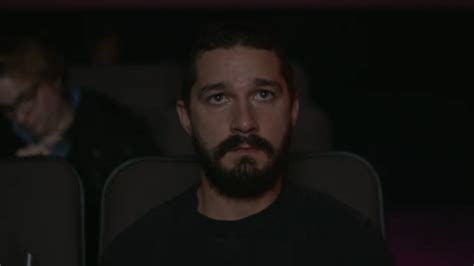 shia labeouf is watching all his movies in an nyc theater right now