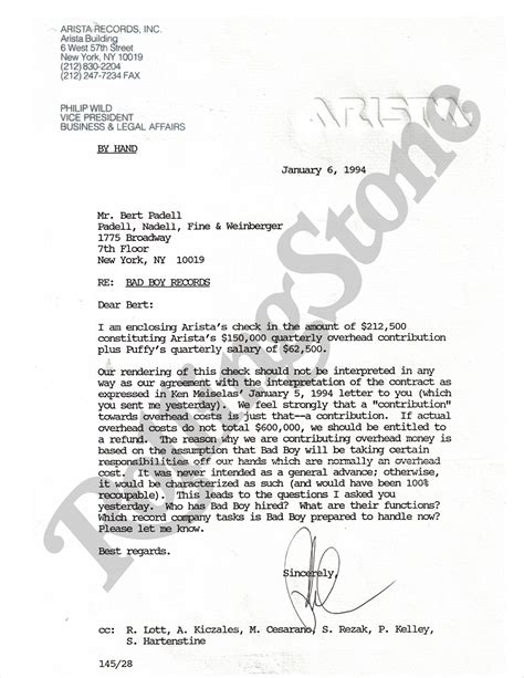 Read Rare Auction Bound Notorious Big Contracts