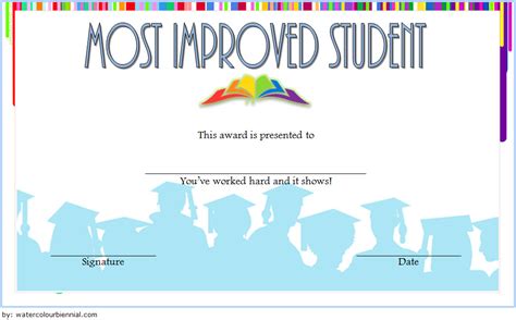 Free Printable Most Improved Student Certificates Printable Templates