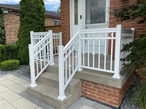 Professional Front Porch Railings In Burlington Terrace Aluminum Railings