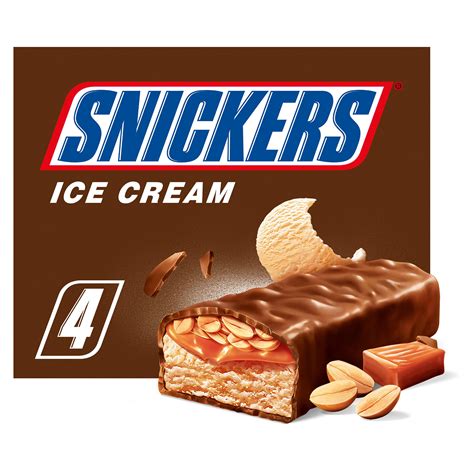 Snickers Chocolate Peanut Ice Cream Bar X Ml Ice Cream Cones Sticks Bars Iceland Foods