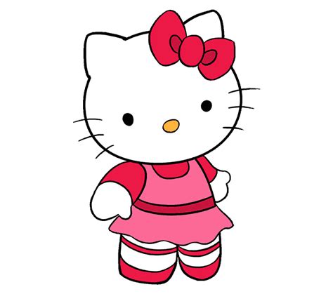 Learn to draw cute hello kitty. How to Draw Hello Kitty in a Few Easy Steps | Easy Drawing ...