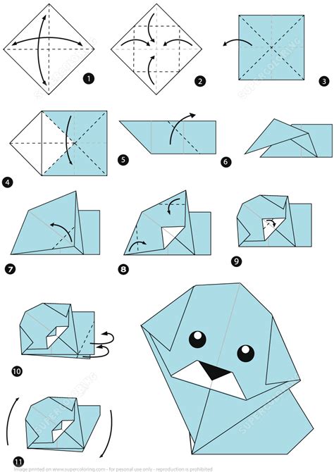 Easy Origami Printable Instructions