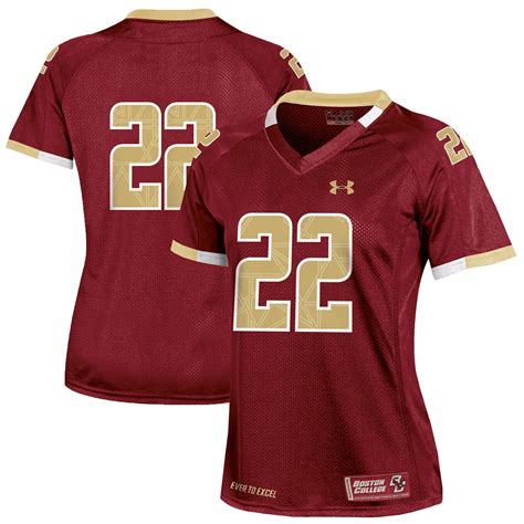 Under Armour 22 Boston College Eagles Womens Maroon Replica Football