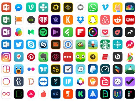 Apps, games, desktop apps, etc. Ultimate App Icons Set Sketch freebie - Download free ...