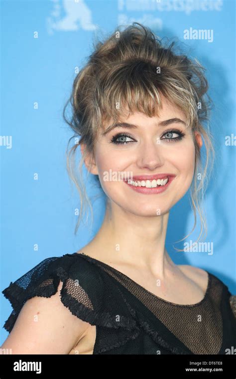 Berlin Germany Th Feb Imogen Poots Poses For Photos During A Photocall To Promote The