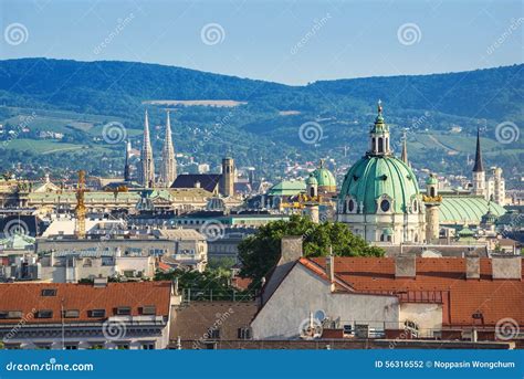 Vienna Cityscape Austria Stock Photo Image Of Building 56316552