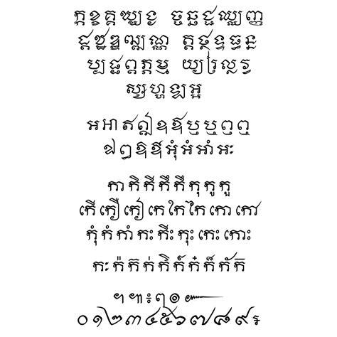 Nokorreach Khmer Pali Plus Khmer Fonts — ពុម្ព អក្សរ ខ្មែរ — Polices