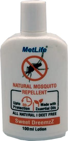 Mosquito Repellent Lotion Organic 100ml Shop Metlife