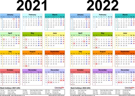 2021 And 2022 Calendar Printable 2020calendartemplates In Julian Day