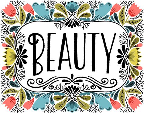 Beauty Lettering Floral 236690 Vector Art At Vecteezy
