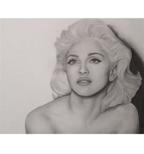 Drawing Of Madonna By Melissa Greco Portrait Tattoo Drawings Artist