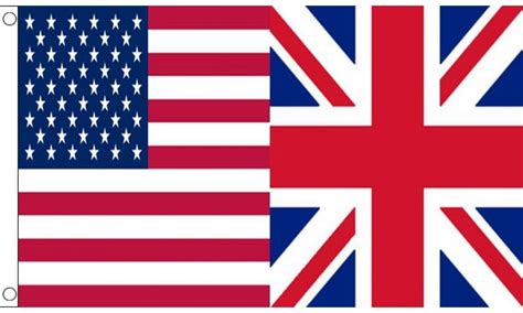 Usa And Uk Friendship Flag Medium Mrflag