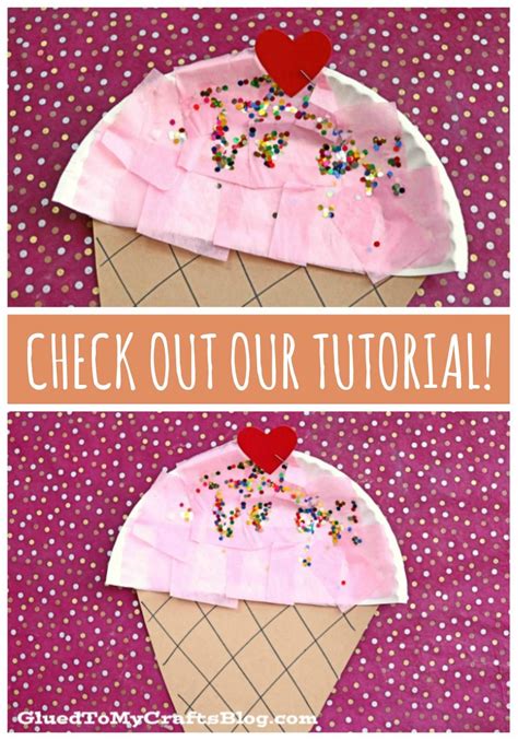 End Of Summer Paper Plate Ice Cream Craft For Kids To Make Ice
