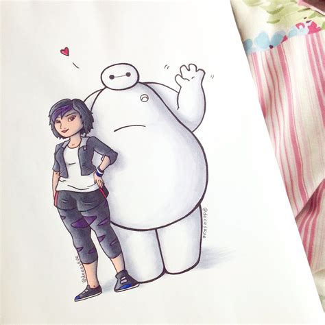 Gogo And Baymax Big Hero 6 Fan Art 37799316 Fanpop