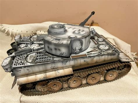 Tamiya 116 Tiger 1 The Snow Tiger Ready For Inspection Armour