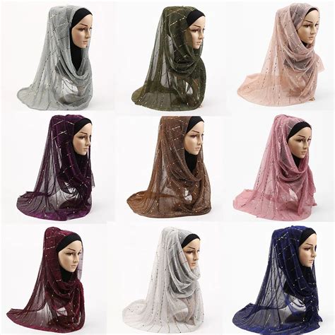 Muslim Hijab Head Coverings Scarf Islamic Headscarf Coverings Scarf Islamic Headscarf Turkish