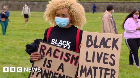 Black Lives Matter Protests In Scotland Bbc News