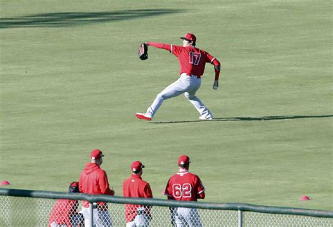 Mlb Shohei Ohtani Begins 4th Spring Training With The Angels 006