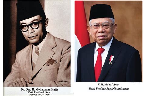 Daftar Wakil Presiden Indonesia Bung Hatta Hingga Maruf Amin