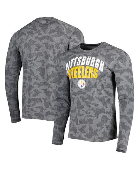 Msx By Michael Strahan Mens Black Pittsburgh Steelers Performance Camo
