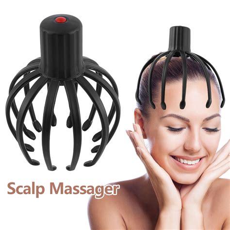 Yous Auto Scalp Massager Electric Octopus Claw Scalp Massager 12 Claw Massage Head Scalp
