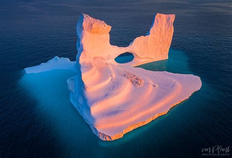 Travel Photography Capturing Icebergs In Greenland