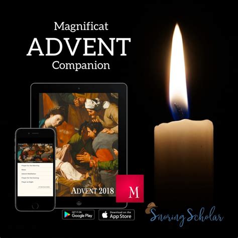 The Classic Advent App Magnificat Advent Companion Snoring Scholar
