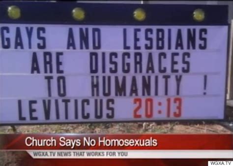 Pastor Defends Homophobic Billboard I See A Homosexual Just Like A
