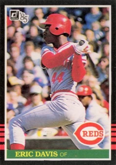 (this is the 14th in our series of posts about the best baseball cards from the 1980s. 1985 Donruss Eric Davis #325 Baseball Card Value Price Guide