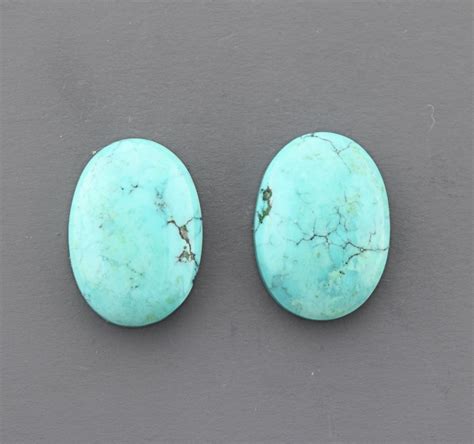 Turquoise Cabochon Pair Etsy Cabochon Oval Cabochon Turquoise